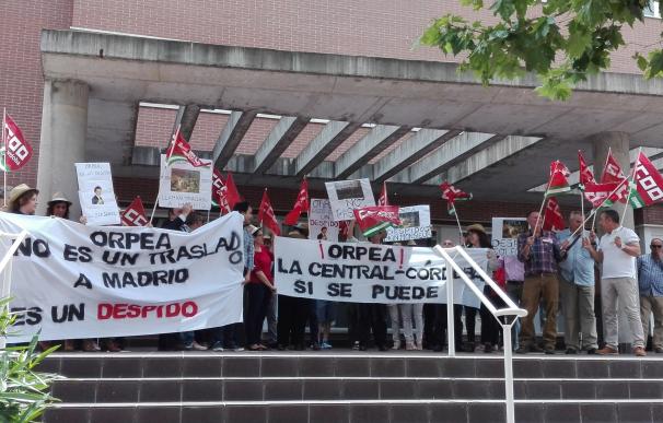 CCOO apoya a los trabajadores de la central de Sanyres-Orpea a los que la empresa quiere trasladar a Madrid