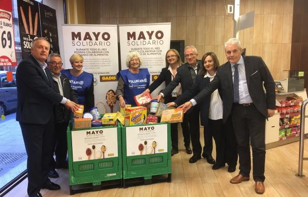 Gadis organiza un nuevo 'Mayo Solidario' para aumentar la donación de productos a 11 bancos de alimentos