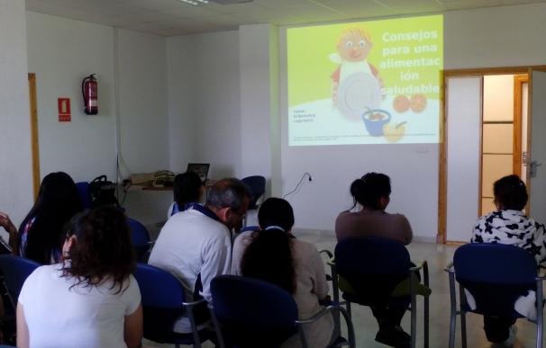 El centro de salud de Puerto Serrano organiza un taller de alimentación saludable