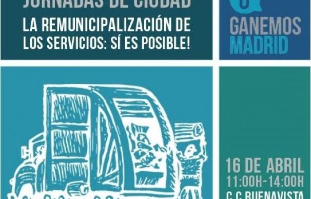 Ganemos apuesta por la remunicipalización de los servicios públicos, "punto nodal" del programa de Ahora Madrid