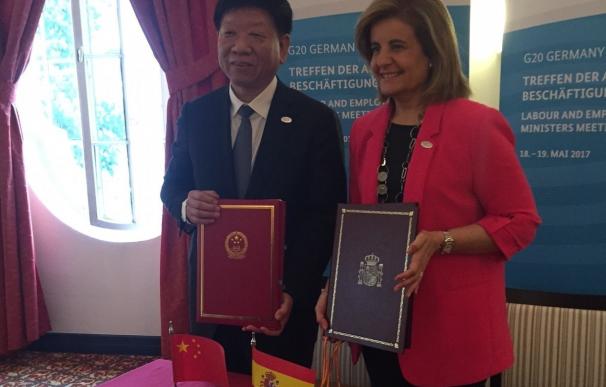 España y China firman el convenio bilateral de Seguridad Social que evitará la doble cotización