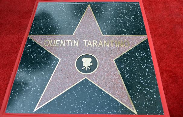 La estrella de Quentin Tarantino en el Paseo de la Fama / AFP