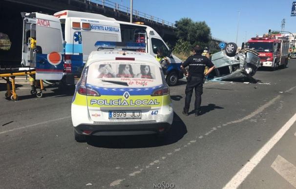 Fallece la mujer herida en un accidente de tráfico de Parque Alcosa (Sevilla)