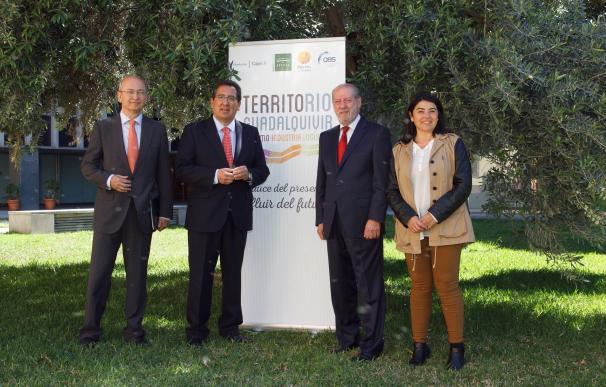 Diputación y Fundación Cajasol acuerdan actuaciones para el impulso del 'Territorio Guadalquivir'