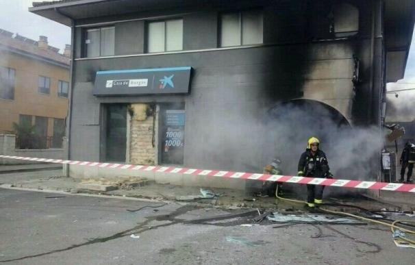 Detenido un hombre de 50 años por incendiar una sucursal de una entidad de ahorro en Sotopalacios (Burgos)
