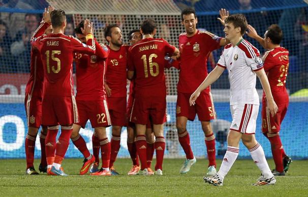 España gana sin problemas a Bielorrusia (3-0)