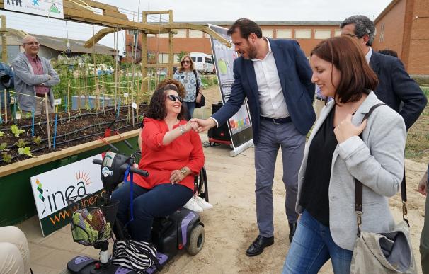La finca ecológica de INEA en Valladolid incorpora dos huertos adaptados para personas en silla de ruedas