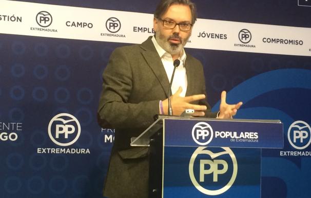 El PP de Extremadura sitúa a Pedro Sánchez como "culpable" si se convocan unas nuevas elecciones
