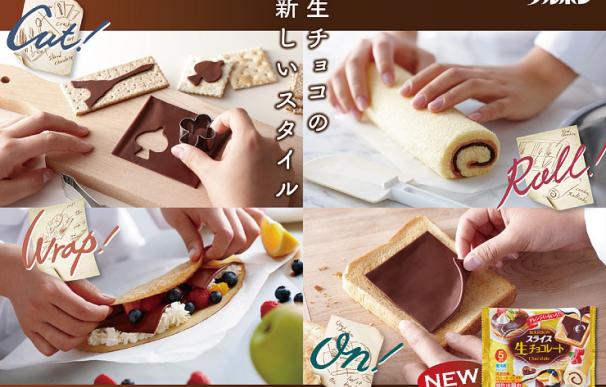 La marca japonesa Bourbon crea los 'tranchetes' de chocolate