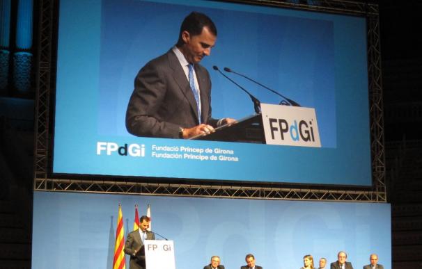 Don Felipe subraya la ambición "honesta y transparente" de la Fundación Príncipe de Girona