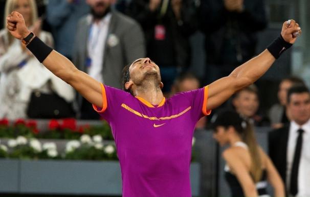 Nadal sume al número cuatro mundial tras conquistar Madrid