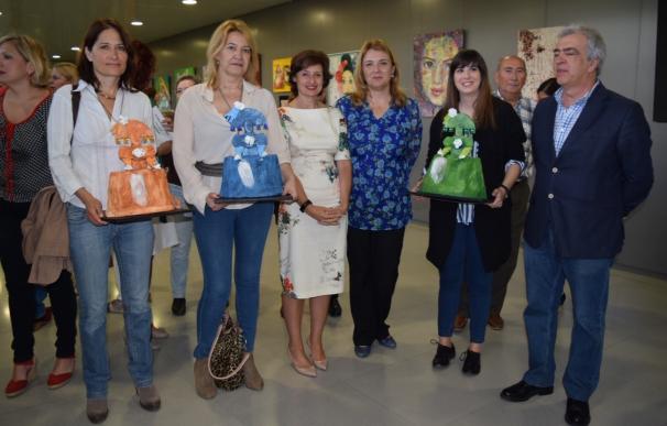 La Ciudad de la Justicia acoge la exposición de las obras del Certamen Provincial de Pintoras IAM Arte