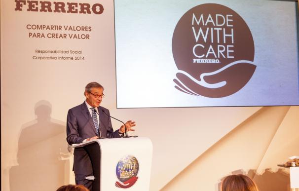 Ferrero se compromete a que el 100% de las materias primas que utilice en 2020 sea sostenible