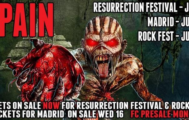 Iron Maiden actuarán en julio en el Rock Fest Bcn de Santa Coloma