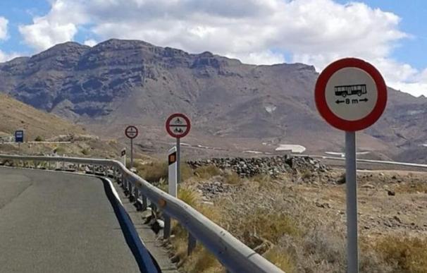 La DGT cifra en 1.162 kilómetros los tramos de carretera peligrosos en Canarias