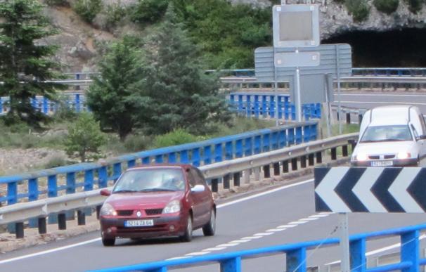 Unos 390.000 vehículos se desplazarán por Aragón durante el puente del 1º de mayo