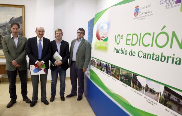 El Gobierno incrementa a 130.000 euros el X Premio Pueblo de Cantabria y establece dos accésit de 10.000 euros