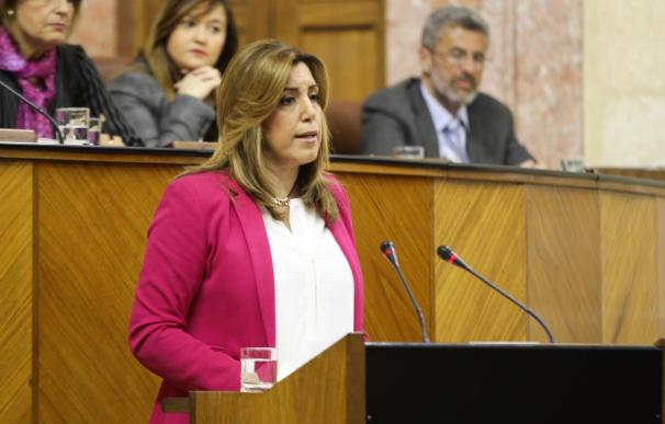 Susana Díaz comparecerá en el primer Pleno del Parlamento de junio para informar sobre la situación de Andalucía