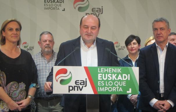 PNV afirma que se consolida como "la voz vasca en Madrid" y que sus seis escaños "darán mucho juego"