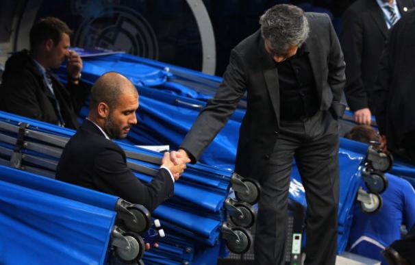 Mourinho y Guardila podrían volver a verse las caras en Inglaterra. / Getty Images