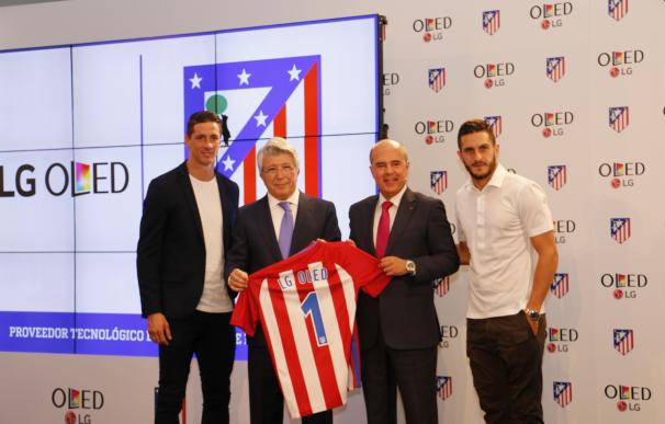 El Atlético de Madrid firma hasta 2020 a LG como nuevo proveedor tecnológico de imagen y sonido