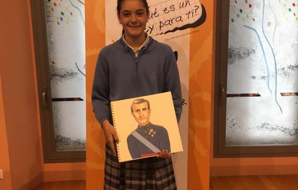 Una alumna de 6º de Primaria de Arnedo representará a La Rioja en el concurso '¿Qué es un Rey para ti?'