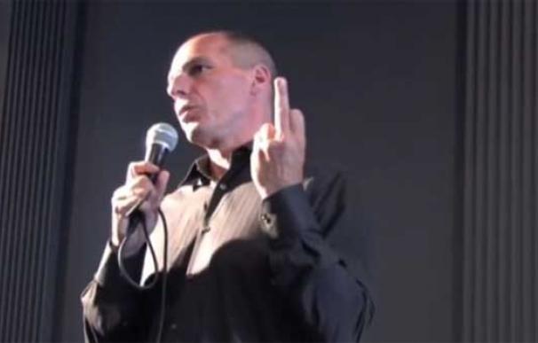 Momento manipulado del vídeo de Varoufakis