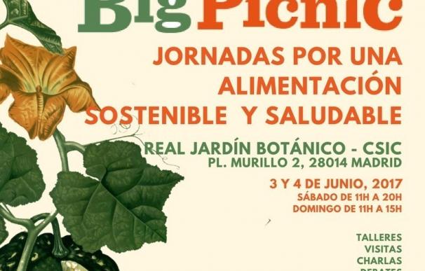 El Real Jardín Botánico acogerá el 3 y 4 de junio el 'Expo Big Picnic', una feria europea de alimentación sostenible