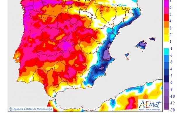 El aire fresco marítimo hará descender las temperaturas tras registrarse la máxima de España con 28,5º