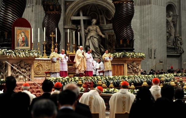 El papa oficia hoy su segunda Misa del Gallo, que será emitida en 3D