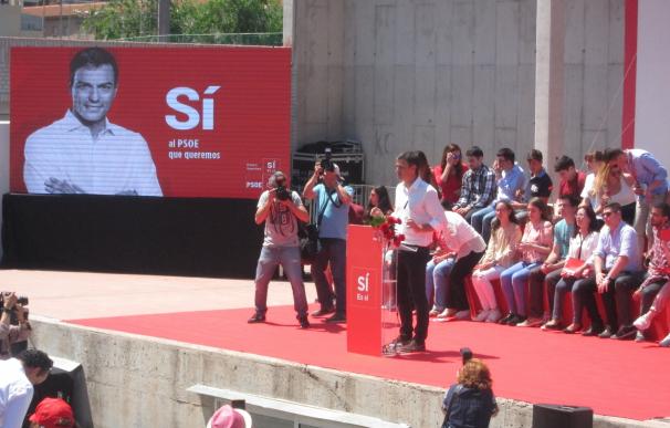Sánchez (PSOE) se compromete a la obligatoriedad de consultar a la militancia sobre pactos postelectorales