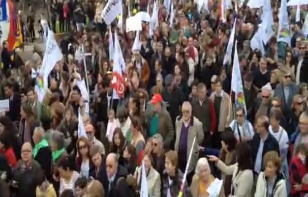 Miles de personas piden que se retome la ley del aborto de Gallardón en Madrid