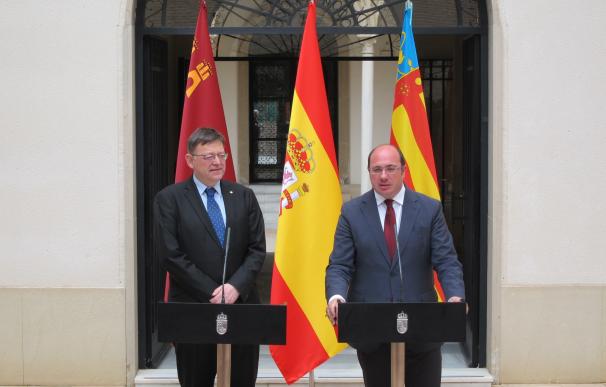 Murcia y Valencia defienden un sistema de financiación "justo", el Corredor Mediterráneo y el Tajo-Segura