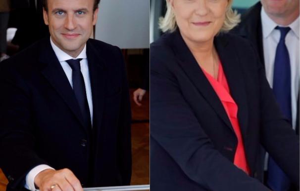 Macron y Le Pen ya han votado.