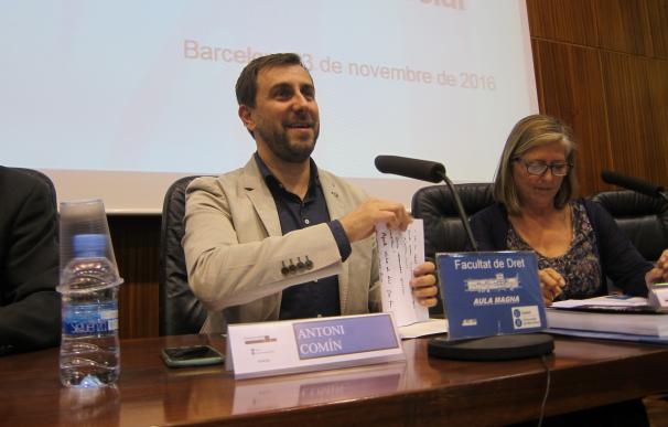 Consejero catalán ofrece "argumentos" sobre el referéndum unilateral para convencer a Podem