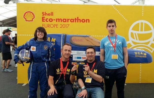 El Sun Rider IV de la UCAM, en la Shell Eco-marathon de Londres