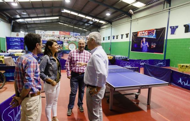 Huércal de Almería, sede del Campeonato de Andalucía de Tenis Mesa 'Top Veteranos Mixto'