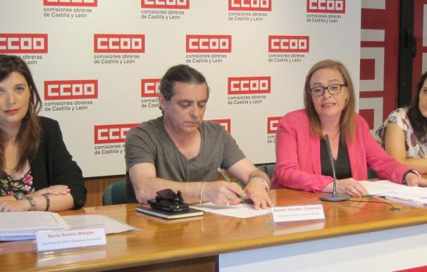 CCOO sitúa en 7.000 plazas el mínimo a convocar por Educación hasta 2020 para reducir la interinidad en Castilla y León