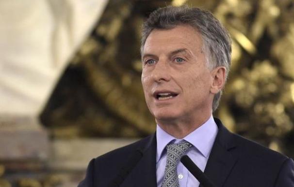 El prsidente de Argentina, Macri