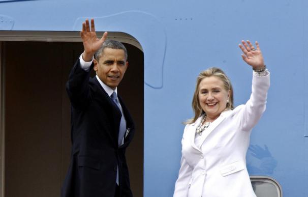 Obama y Hillary Clinton mantienen una reunión no prevista en el Despacho Oval