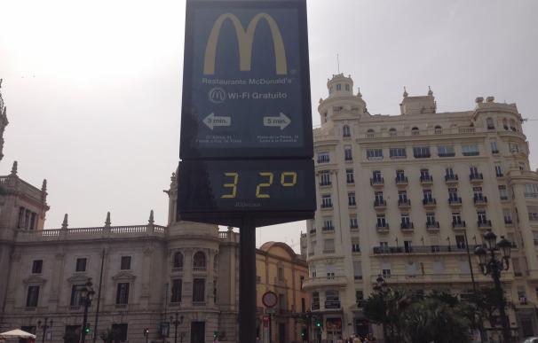 Este jueves suben las temperaturas hasta los 32ºC en la Comunitat Valenciana