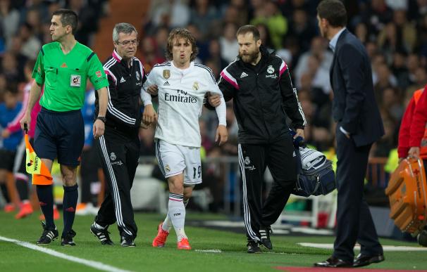 Modric, gran ausencia para el Real Madrid en las semifinales.