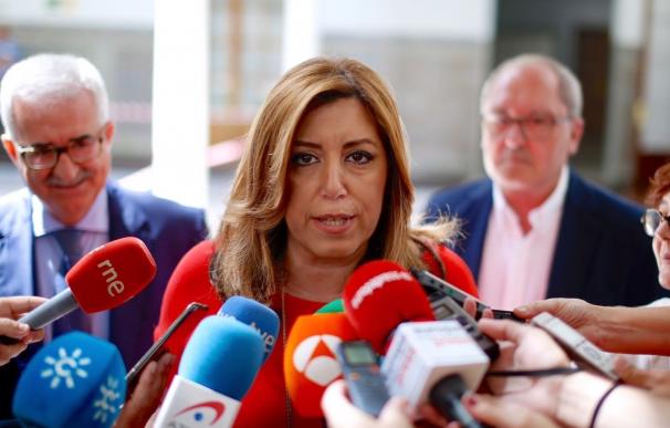 Susana Díaz asegura que le "parecerá bien" la nueva dirección del PSOE que conforme Pedro Sánchez