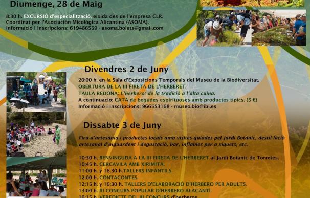 Ibi (Alicante) pone en marcha este fin de semana la tercera Fireta de l'Herberet