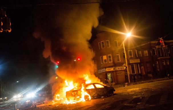 Violentos disturbios en Baltimore
