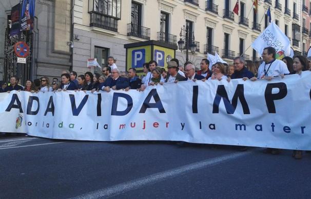 Arranca la Marcha por la Vida en el centro de Madrid bajo el lema 'Cada vida importa'
