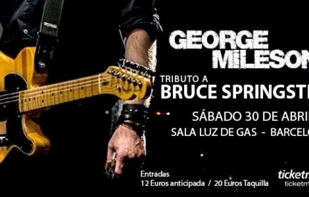 Un concierto de George Mileson rememora la primera visita de Bruce Springsteen a España