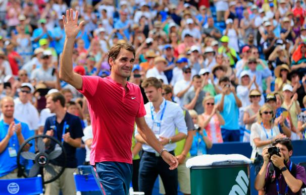 CINCINNATI, OH - AUGUST 23: Roger Federer of Switz
