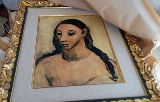 El cuadro incautado en Córcega 'Head of a young woman' de Picasso.