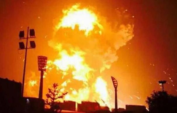 Enorme explosión en Tianjin, al norte de China